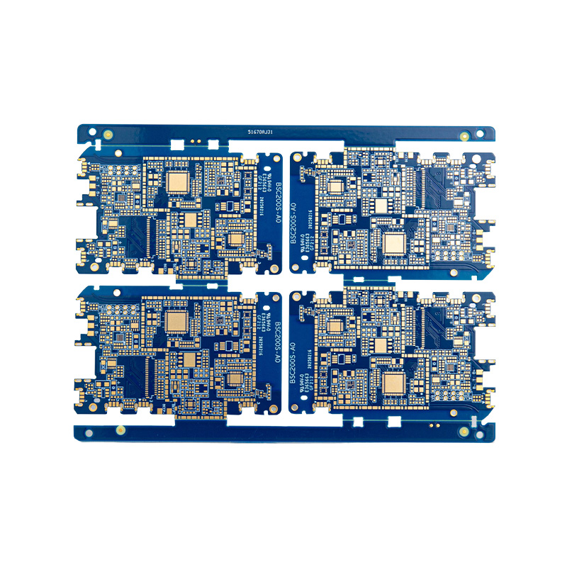 PCB placat cu aur albastru dublu